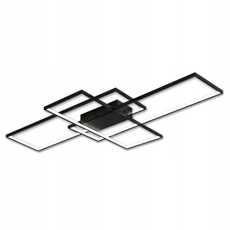 Lampa Sufitowa Żyrandol LED 126W CCT GALAXIS HYDRA Czarny + Pilot Sterujący