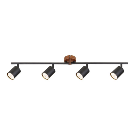 Lampa Sufitowa Oprawa Halogenowa Punktowa Reflektor Spot GU10 Brązowy Industrialny Edmund Rabalux