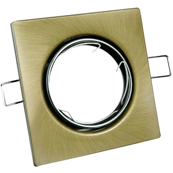 Oprawa sufitowa RUCHOMA OPIN GOLDLUX (Polux) KWADRAT STAL PATYNA