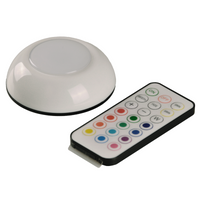 Lampka Podszafkowa Meblowa LED RGB 15lm Z Pilotem Na Baterie Samoprzylepna Biała GOLDLUX (Polux)