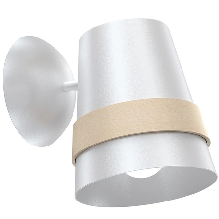 Lampa Ścienna Kinkiet VENEZIA Biała 1xE27 Milagro