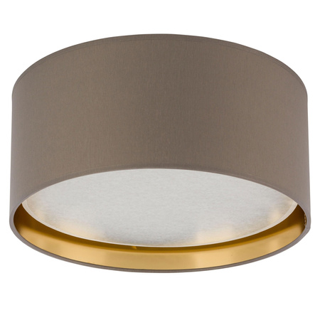 Lampa Sufitowa Plafon Oprawa BILBAO BEIGE/GOLD Okrągła Biało-Beżowa 45cm 15W 4xE27 4404 TK Lighting