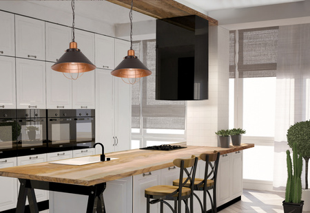 Lampa Sufitowa Wisząca E27 Czarna Industrialna GARRET S 6443 Nowodvorski