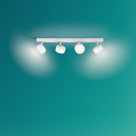 Lampa Sufitowa Reflektor LED 22W 2200lm 2700K Biała Bracia Philips