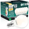 6x Żarówka LED E14 Kulka P45 2,2W 470lm = 40W 2700K Ciepła 360° Filament KLASA A LUMILED