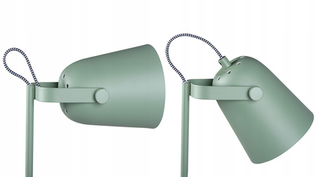 Lampka Biurkowa Stołowa Szkolna Nocna + Organizer Raibo E27 5W Zielona KANLUX