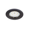 Oprawa Podtynkowa GU10 Halogenowa Wpuszczana Spot Oczko Czarna Okrągła Kobi