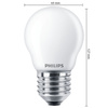 Żarówka LED Kulka E27 P45 6.5W = 60W 806lm 2700K Ciepła Filament Mleczna PHILIPS