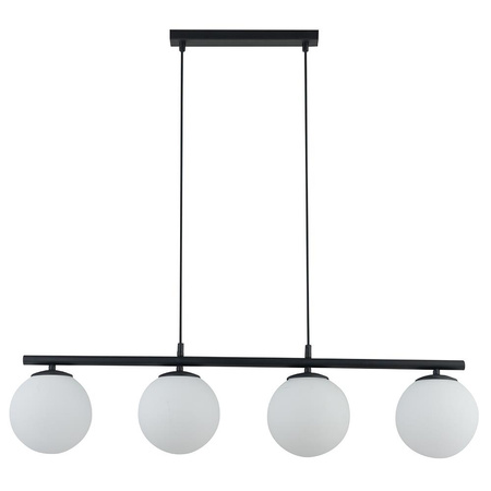 Lampa Sufitowa Wisząca MAXI Żyrandol Czarno-Biała Klasyczna 4xE27 3480 TK Lighting