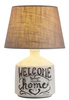 Lampa Stołowa Biurkowa Nocna E14 Beżowy Vintage Petra Rabalux