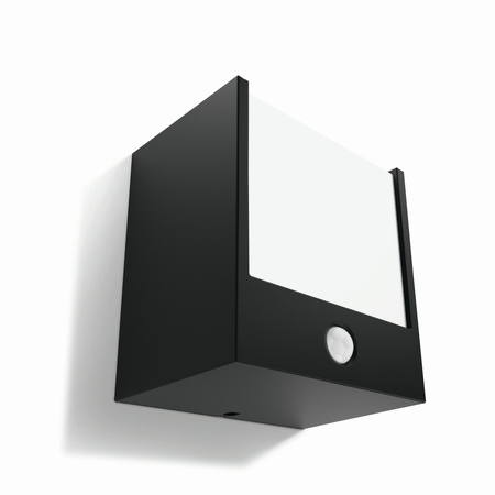 Kinkiet Ogrodowy Lampa Elewacyjna Zewnętrzna LED 3.5W 320lm 2700K IP44 Czarna Macaw Philips