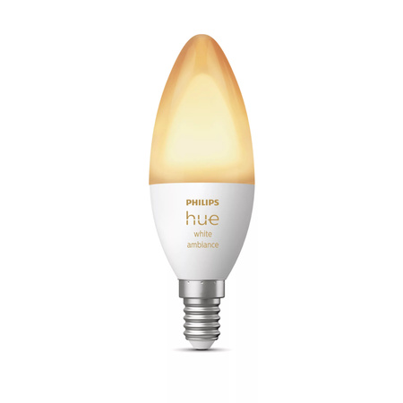 Żarówka LED Świeczka E14 B39 4W CCT PHILIPS HUE White & Ambiance Bluetooth Zigbee