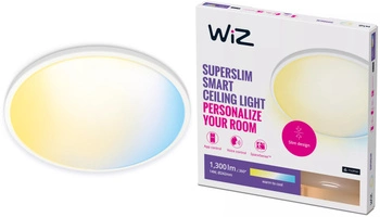 Plafon LED Lampa Sufitowa Natynkowa 14W 2700-6500K Biały SMART WiFi WiZ