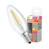 Żarówka LED B35 Świeczka E14 2.2W = 25W 300lm 2700K Ciepła CRI90 300° Filament Ściemnialna SUPERSTAR PLUS CLASSIC Osram