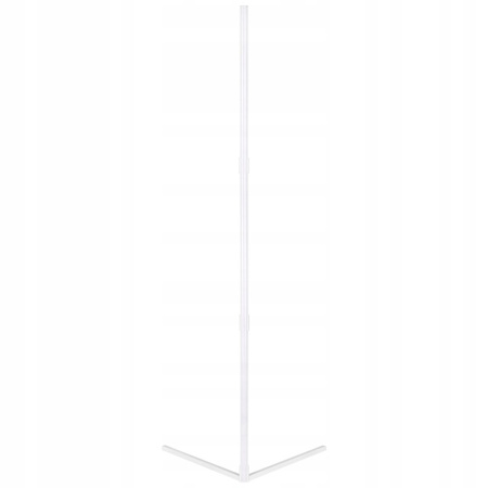 Lampa Stojąca Narożna Podłogowa BIała 20W RGB Zmiana Kolorów Pilot
