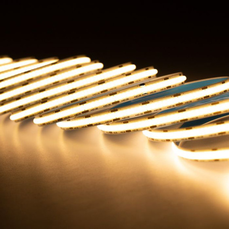 Taśma LED Pasek 12V COB 35W 300LED 2835 Ciepła 8mm 5m ECOLIGHT