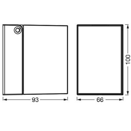 Kinkiet Ogrodowy Lampa Elewacyjna Zewnętrzna GU10 Biały IP44 Endura Osram