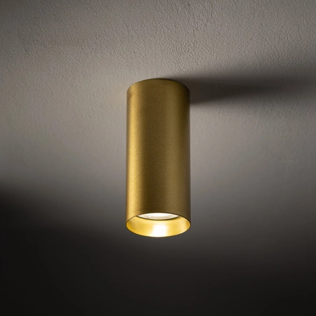 Oprawa Natynkowa Sufitowa GU10 SPOT TUBA Złota MONO S 10780 Nowodvorski