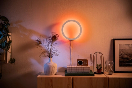 Lampa Ścienna Kinkiet LED 20W 1400lm IP20 White and Color Ambiance RGB + TW Biała Inteligentna SMART Zigbee Bluetooth Sana Philips HUE