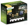 Girlanda Solarna Ogrodowa 20x LED Ozdobne Kuleczki 7,5m Ciepła 3000K GLADI 2 LUMILED