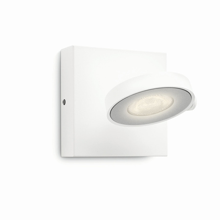 Lampa Ścienna Kinkiet LED 4.5W 500lm 2700K Biała Clockwork Philips
