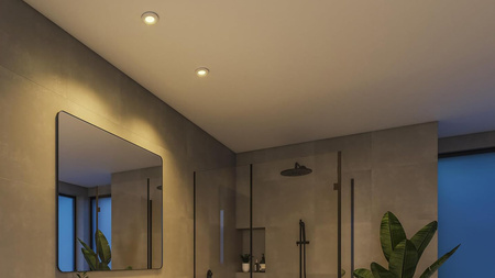 Oprawa Podtynkowa Wpuszczana LED Hermetyczna IP44 Łazienkowa 4.2W 400lm IP44 White Ambiance TW Biała Inteligentna SMART Zigbee Bluetooth Adore Philips HUE