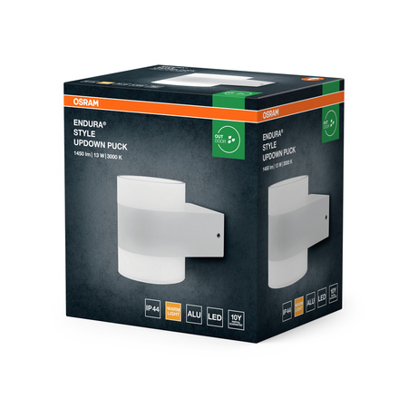 Kinkiet Ogrodowy Lampa Elewacyjna Zewnętrzna LED 12.5W 980lm 3000K Ciepła Biały IP44 Endura Osram