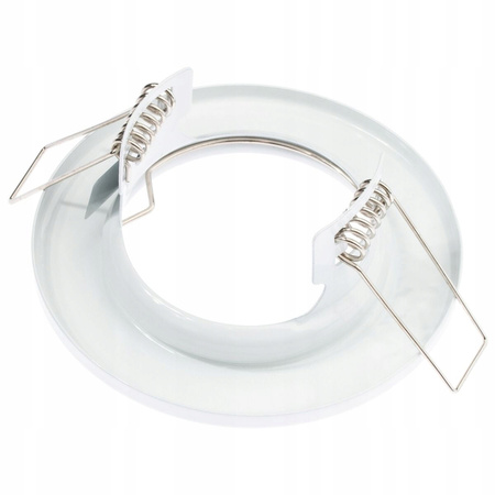 Oprawa HALOGENOWA Podtynkowa Stała Okrągła ARDALI Biała Blacha MR16 GU10