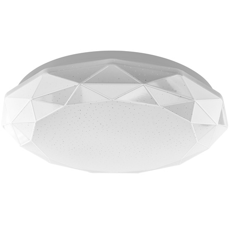 Plafon LED Lampa Sufitowa Natynkowa 18W IP44 Okrągły GLORY 2 Diament 33cm LUMILED