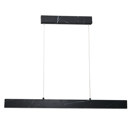 Lampa wisząca PIERCE 18W LED Minimal Czarny Marmur ML6473 Milagro Metal + Tworzywo sztuczne