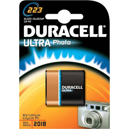 Bateria litowa DURACELL CRP2 DL223 CR-P2 6V Blister 1szt.