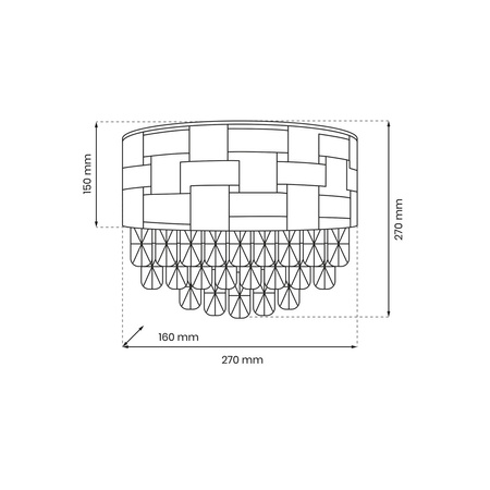 Lampa Ścienna Kinkiet LUXURIA 2xE14 Milagro