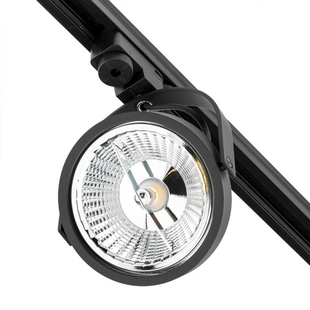 Reflektor szynowy Lampa sufitowa LEON ES111 Ruchomy czarny