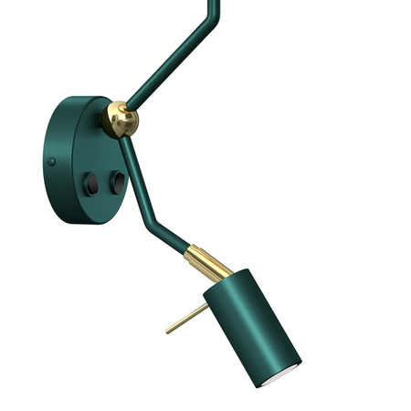 Lampa Ścienna Kinkiet VERDE Zielona + 1x mini GU10 Milagro