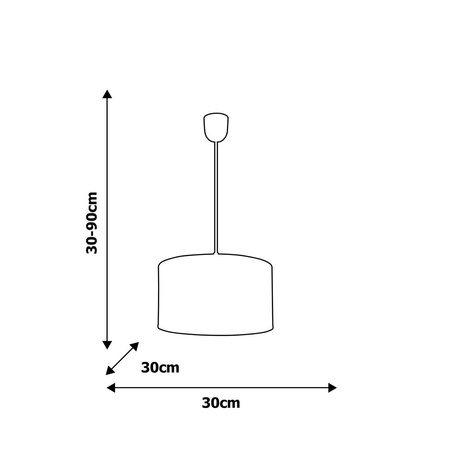 Lampa Wisząca Sufitowa UNICORN 1xE27 Milagro
