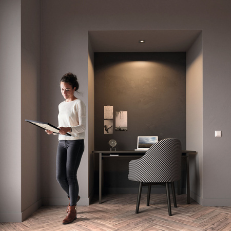 Oprawa Podtynkowa Wpuszczana Spot Lampa Punktowa GU10 Chrom Donegal Philips