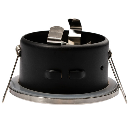 Oprawa Halogenowa Podtynkowa Wpuszczana LED MR16 Okrągła Satynowa AQUS Lumiled