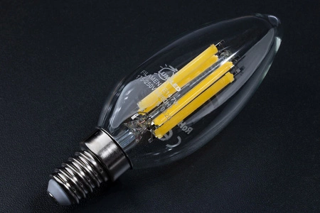 Zestaw 6x Żarówka LED ŚWIECA B35 E14 7W = 60W 806lm 3000K Ciepła 360° Filament LUMILED