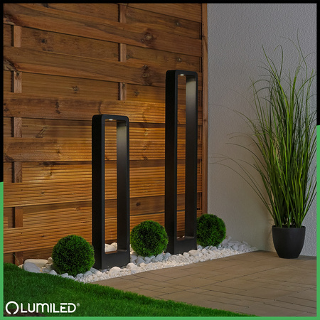 Lampa Ogrodowa Słupek Zewnętrzny Stojący LED 10W ERICA 60cm LUMILED
