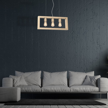 Lampa Wisząca Sufitowa MACK 3xE27 Milagro