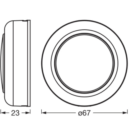 Lampka Przenośna LED Akumulatorowa 0.5W 40lm Ściemnialna CCT RGBW OKrągła Srebrny SMART+ Bluetooth Twist&Shake Ledvance