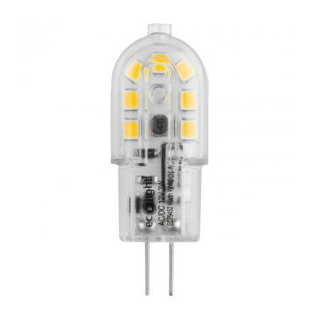 Żarówka LED G4 KAPSUŁKA MINI 3W = 25W 270lm 3000K Ciepła 12V AC/DC SMD ECOLIGHT