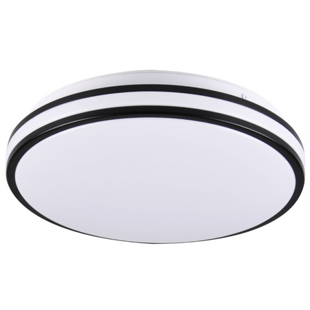 Plafon ORBIT 40 oprawa lampa sufitowa LED 24W GOLDLUX (Polux) CZARNY 2600lm 4000K