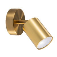 Oprawa Ścienno-Sufitowa Reflektor Punktowy GU10 Złota GOLDI Sanico Goldlux