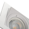 Oprawa sufitowa podtynkowa ALREN GU10/GU5.3 Kwadratowa Ruchoma Chrom Mat KANLUX