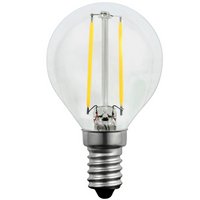 Żarówka LED E14 P45 2W = 23W 230lm 3000K Ciepła 360° Filament GOLDLUX (Polux)