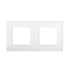 Ramka Podwójna Pozioma Natynkowa do Gniazdka Biała BIURO Kanlux