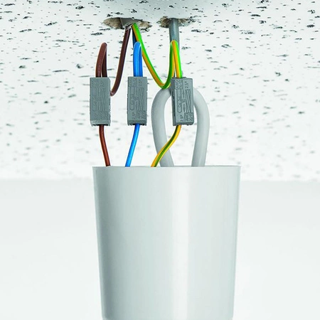 Złączka Oświetleniowa Szybkozłączka Przelotowa WAGO 224-101 na PRZEWÓD 0,5-2,5mm