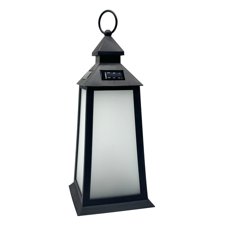 Latarenka Solarna Lampka LED Wisząca Ogrodowa Lampion IP44 Efekt Płomienia