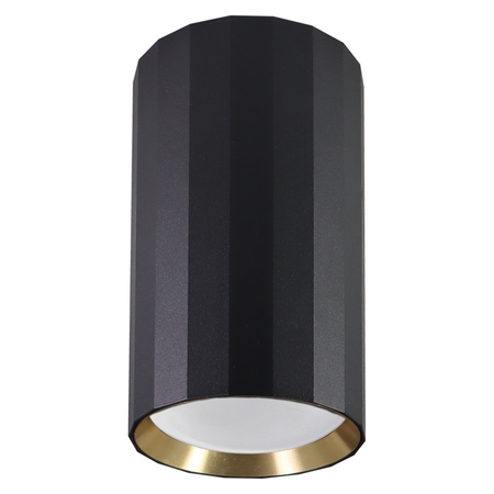 Oprawa Natynkowa Punktowa Spot GU10 Czarna Złota NICEA Sanico Goldlux